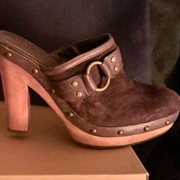 Ralph Lauren Shoes - Ralph Lauren Brown Shoes Heels 6